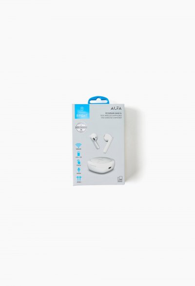 RYGHT  ALFA - Ecouteurs sans fil Bluetooth avec Boitier (BLANC)