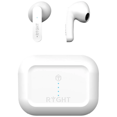 RYGHT  R483461 - MINO - ECOUTEURS Semi-Intra sans Fil (Blanc)