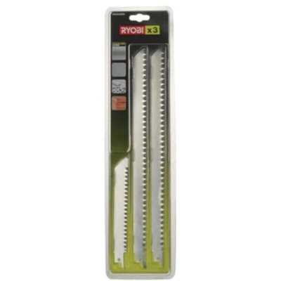 RYOBI  3 lames S. sabre grande longueur 300 & 152 mm