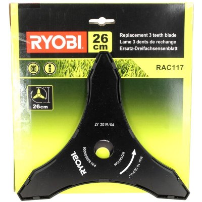 RYOBI  - Lame 3 dents d=260mm 5132002668 pour debroussailleuse