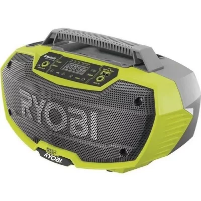 RYOBI  Radio de chantier nu st&eacute;r&eacute;o Bluetooth 18Volts