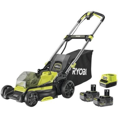Ryobi RY18LMX40C-240 - Tondeuse &agrave; gazon sans fil - 2x18V/4Ah - Coupe 40 cm