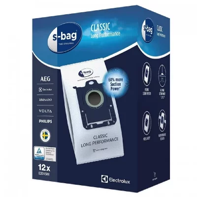 ELECTROLUX S-bag clas e201sm long performance x12 pour aspirateur  - philips - aeg - volta - tornado