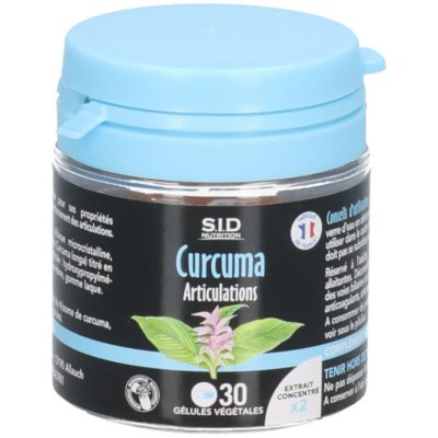 SID NUTRITION S.i.d Nutrition Curcuma 30 G&eacute;lules - Pilulier 30 G&eacute;lules
