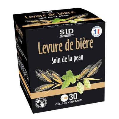 SIDN S.i.d Nutrition Levure de Bi&egrave;re 30 G&eacute;lules - Pilulier 30 G&eacute;lules