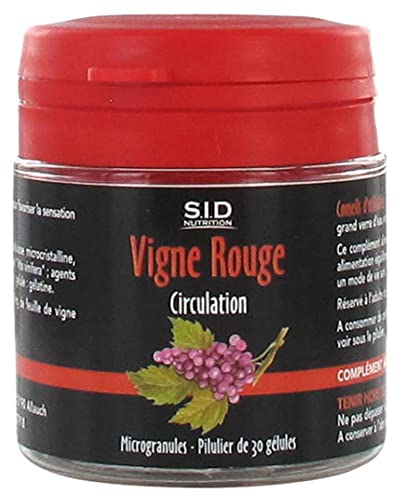 SIDN S.i.d Nutrition Vigne Rouge 30 G&eacute;lules - Pilulier 30 G&eacute;lules