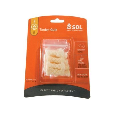 SOL S.O.L. Survive Outdoors Longer Tinder Quik 12 m&ecirc;ches allume feux