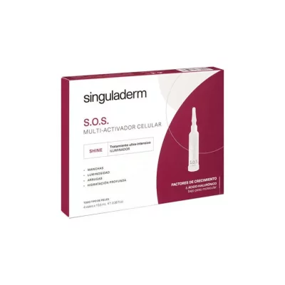PRIMADERM S.O.S. Multi-Activateur SOS Brillance Cellulaire Lot de 4 x 10,5 ml