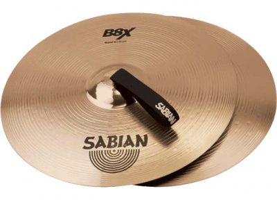 SABIAN  Cymbale B8X 14"" MARCHING (LA PAIRE)