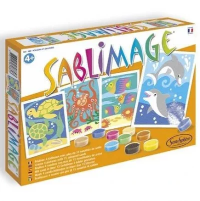 SENTOSPHERE Sablimage - Poissons / Dauphins