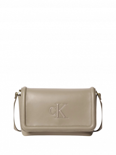 CALVIN KLEIN Sac &agrave; bandouli&egrave;re Beige Femme  Jeans Bold