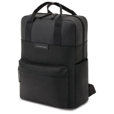 KAPTEN & SON Sac &Agrave; Dos Business 1 Compartiment + Pc 15'' Kapten And Son Noir