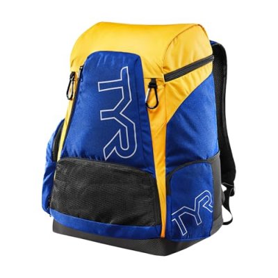 TYR Sac &agrave; dos de natation  Alliance 45L bleu or