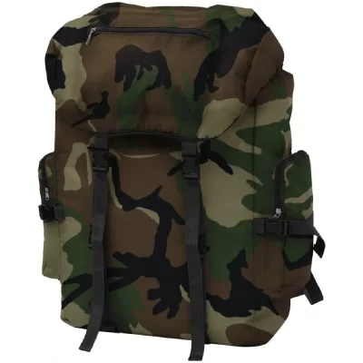 VIDAXL Sac &agrave; dos en style d'arm&eacute;e 65 L Camouflage