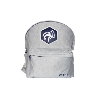 GENERIQUE Sac &agrave; dos - F&eacute;d&eacute;ration Fran&ccedil;aise de Football - Gris - Dimensions : 39 x 30 x 22 cm