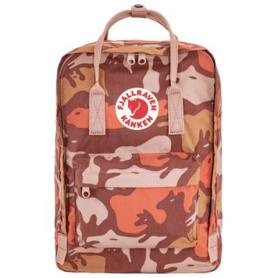 FJALLRAVEN Sac &agrave; dos Fj&auml;llr&auml;ven K&aring;nken Graphics Laptop 18L orange marron beige