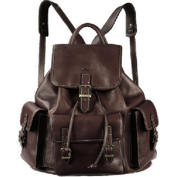 KATANA Sac &agrave; dos  cuir de Vachette gras K 32544 - Chocolat