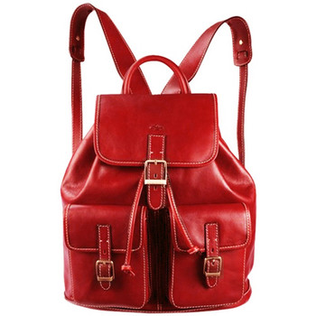 KATANA Sac &agrave; dos  Cuir de Vachette K 32543 - Rouge - Cuir - Femme