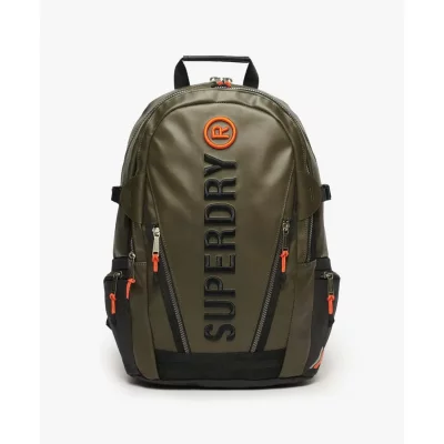 SUPERDRY Sac &agrave; dos  Tarp Embroidered Rucksack vert kaki