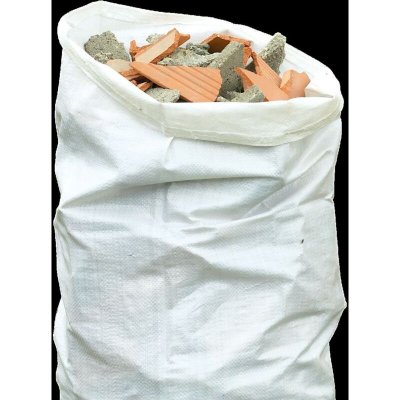 NORTENE Sac &agrave; gravats Batibag en pe tiss&eacute; x 10 blanc - 