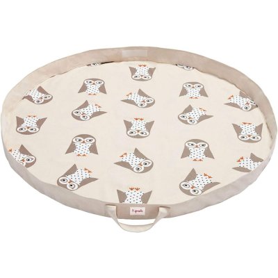 3 SPROUTS Sac &Agrave; Jouets 2 En 1 Chouette - 