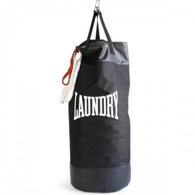 SUCK UK Sac &agrave; linge -  - SKBAGPUNCH1 - Noir - D30 x H100 cm - A poser ou suspendre