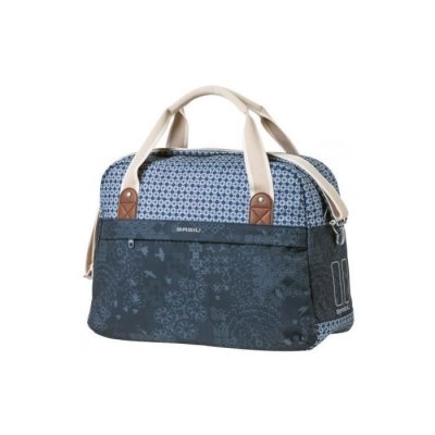 BASIL Sac &agrave; main  Boh&egrave;me Bleu Indigo pour porte bagage v&eacute;lo 18L