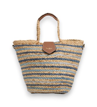 PEPE JEANS Sac &agrave; main en paille femme  Nova Jean