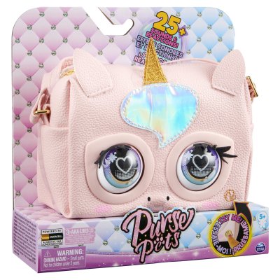PURSE PETS Sac &Agrave; Main Interactif Licorne Spin Master 