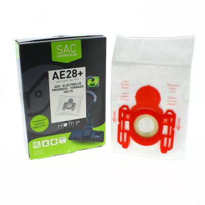 HOME EQUIPEMENT Sac aspirateur  HEAE28+ x 4