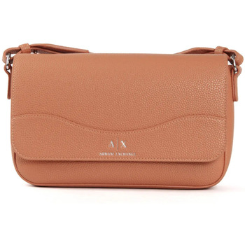 ARMANI EXCHANGE Sac bandouli&egrave;re  Femme Signature Marron cuir