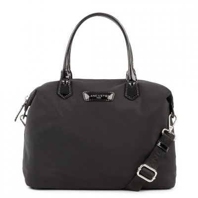 LANCASTER Sac Basic Verni  514-66 - couleur:Noir