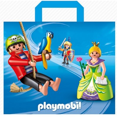 Sac de courses r&eacute;utilisable playmobil 65 x 53 cm - cabas shopping