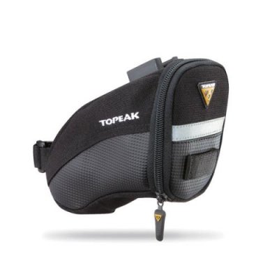 TOPEAK Sac de si&egrave;ge  Pack Aero Wedge QuickClick Petit 0,66L Noir