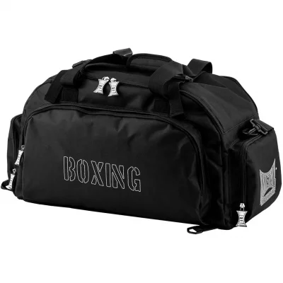 METAL BOXE Sac de sport convertible M&eacute;tal boxe-Unique-Noire