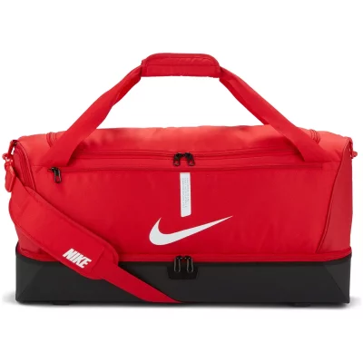 NIKE Sac de Sport Rigide Soccer, Taille Grande, Rouge Universit&eacute;/Noir/Blanc
