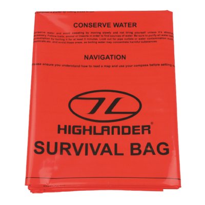 Sac de survie highlander survival bivi bag orange