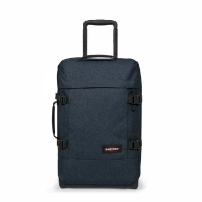 EASTPAK Sac de voyage  Tranverz Triple Denim Taille S 42 L Bleu marine