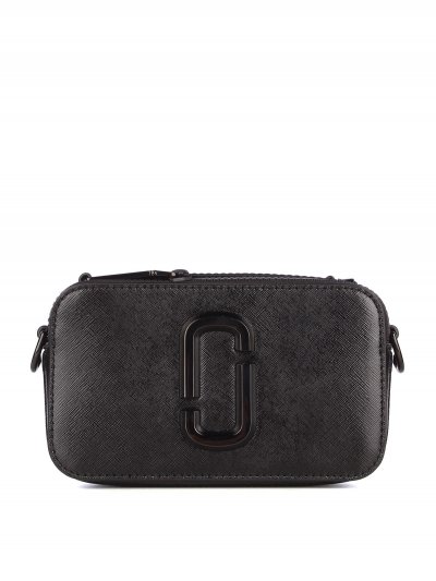 MARC JACOBS Sac pochette Snapshot en cuir Noir 