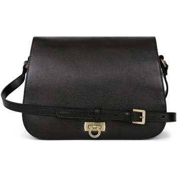 HEXAGONA Sac port&eacute; travers Cuir REPUBLIQUE Noir Liz