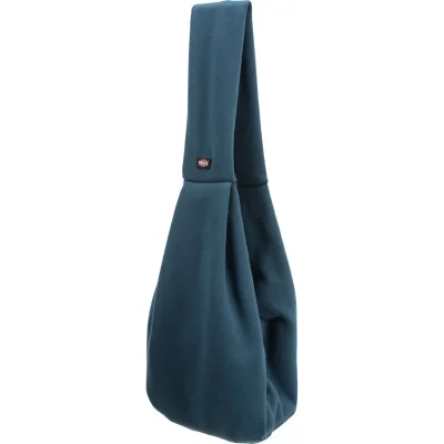 TRIXIE Sac ventral Soft, 22 &times; 20 &times; 60 cm, Bleu/Gris Clair