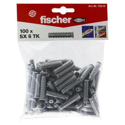 FISCHER Sachet chev.nylon SX 6 TK-20 sachets