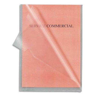 5 ETOILES Sachet de 100 pochettes-coin incolores 1er prix - polypropyl&egrave;ne grain&eacute; 9/100e