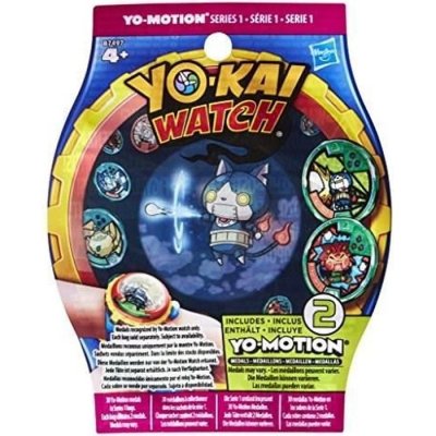 HASBRO Sachet de 2 m&eacute;dailles Yo-Kai Watch Yo-Motion Saison 2