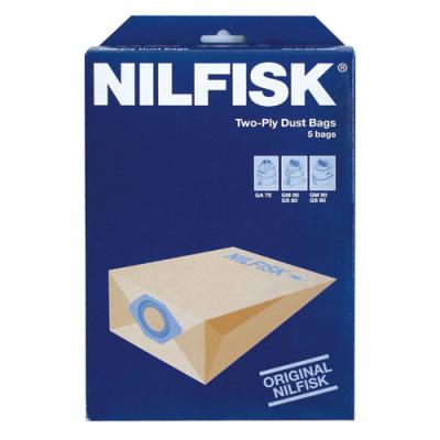 NILFISK Sachet De Sacs  Gm80 82095000 Pour PIECES ASPIRATEUR NETTOYEUR PETIT ELECTROMENAGER