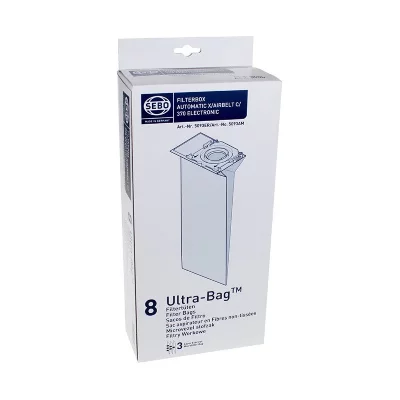 SEBO Sachet De Sacs Pour X/c/370 Pour Pieces Aspirateur Nettoyeur Petit Electromenager - 5093er
