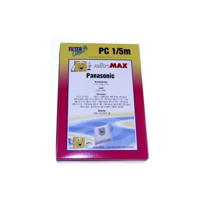 PANASONIC SACHET DE SACS X4 + 2 FILTRES pour PETIT ELECTROMENAGER  - 7746144