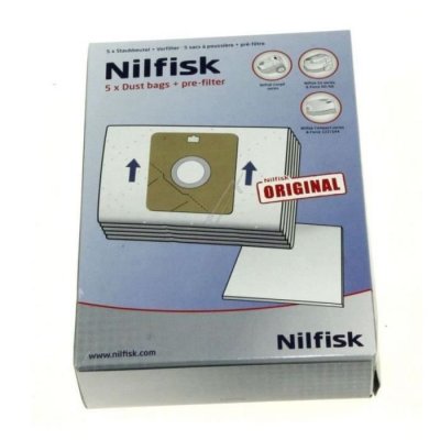 NILFISK Sachet de sacs (X5) 78602600 parquet coupe centur pour aspirateur 