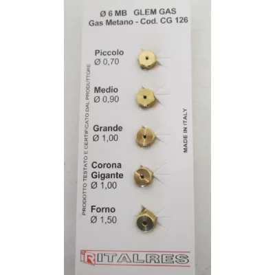 FAURE Sachet injecteurs gaz naturel pour cuisiniere  - 5024170900