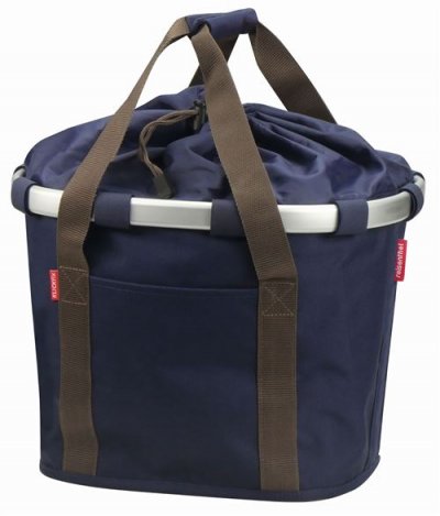 KLICKFIX Sacoche avant  twist 15L - bleu/marron - TU